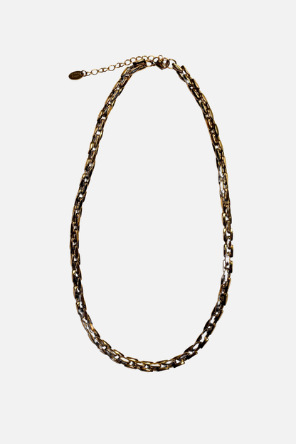 Dimension Link Necklace - Gold