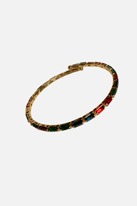 Whisper Flare Bracelet - Multicolor & Gold