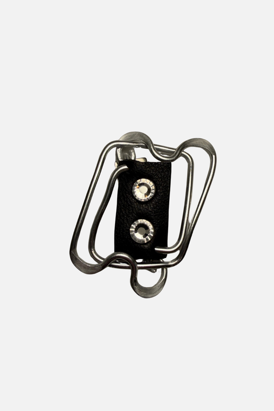Pup Magnetic Brooch - Black & Silver