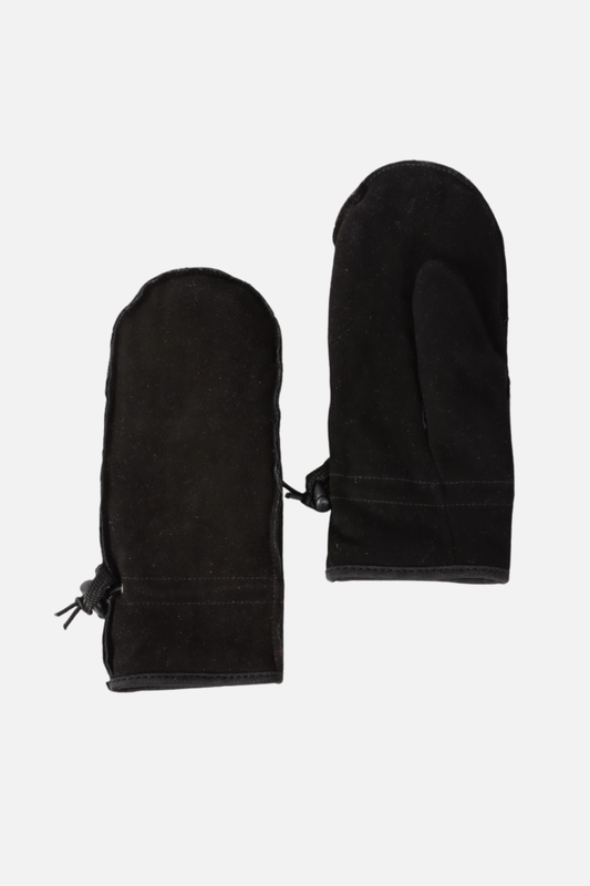 Suede Mitten - Black