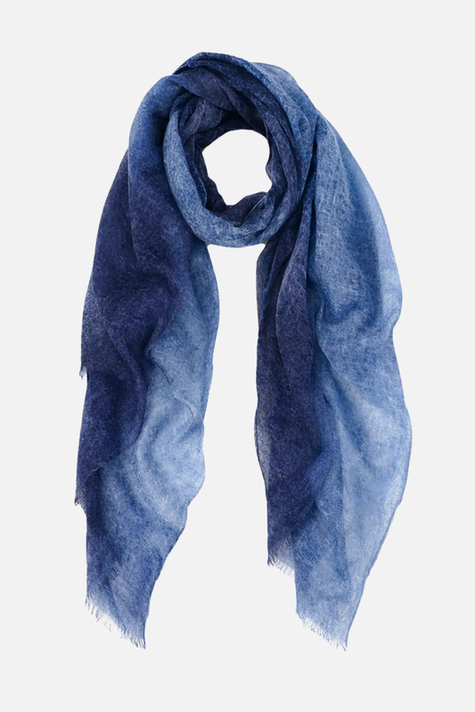Cashmere Lush Bliss Scarf - Denim