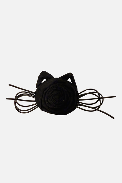 Kitty Face Pin - Black