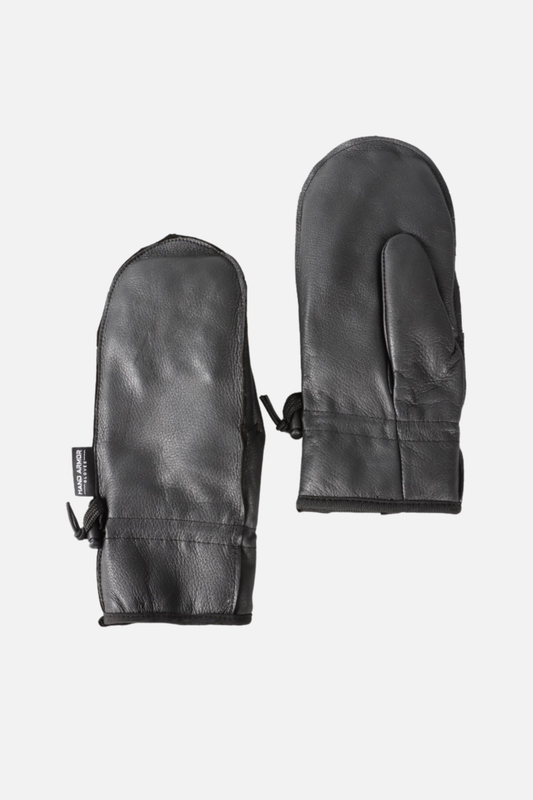 Leather Mitten - Black