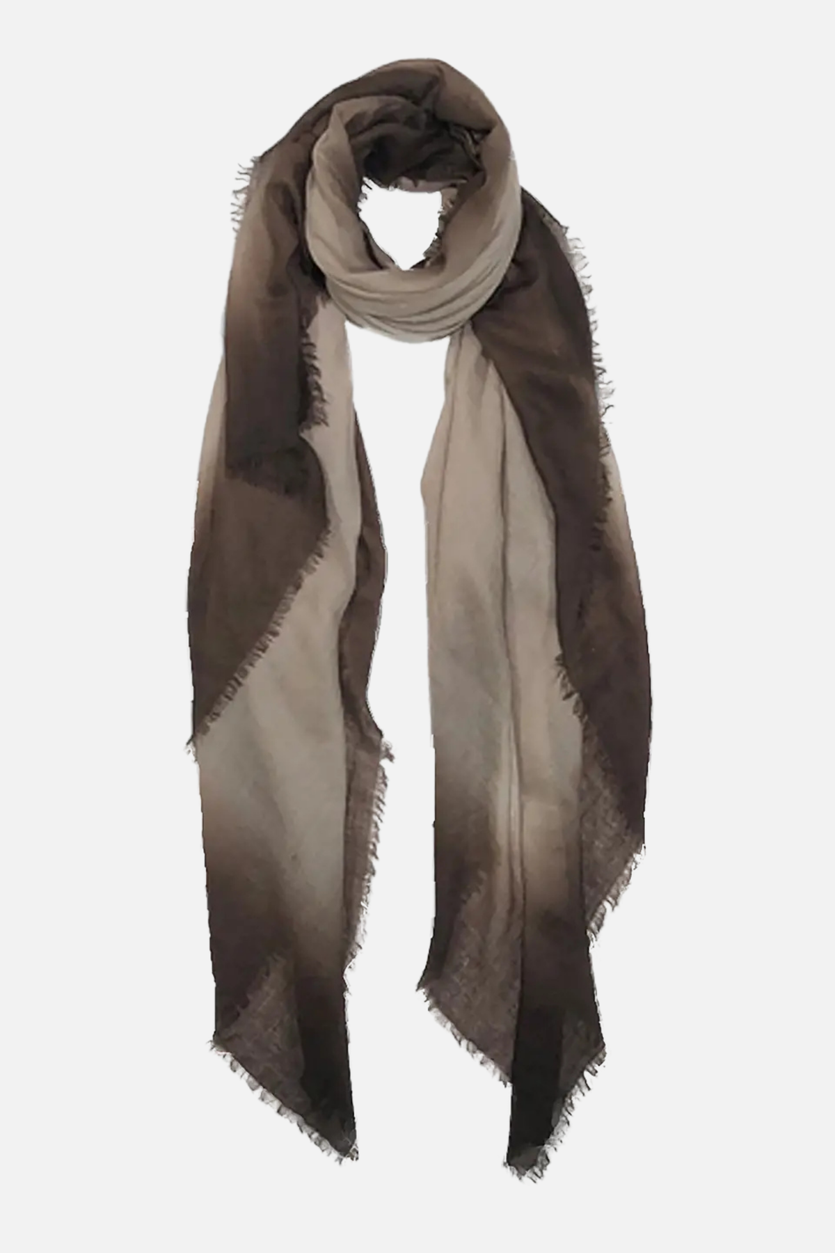 Cashmere Bliss Ombre Scarf - Chocolate