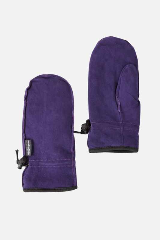 Suede Mitten - Purple