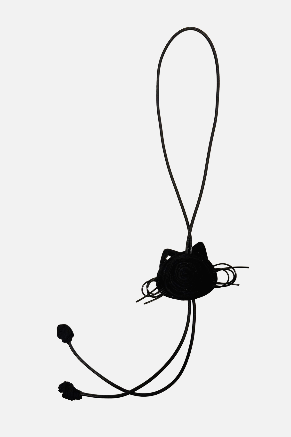 Kitty Face Bolo - Black