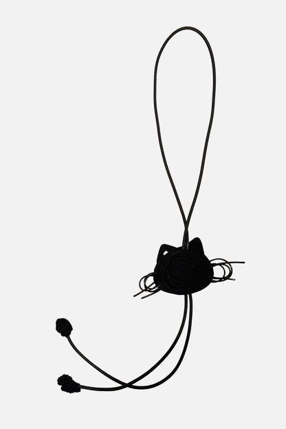 Kitty Face Bolo - Black