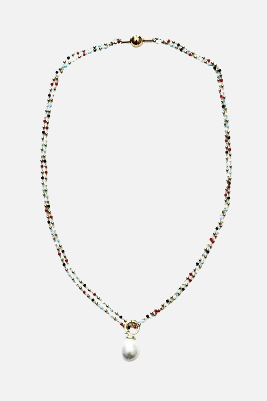 Edison Pearl Necklace - Multi Color