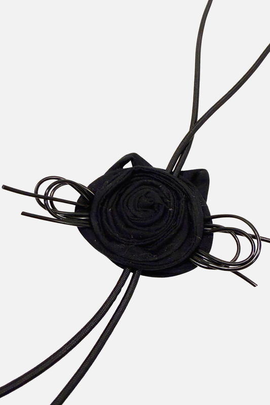 Kitty Face Bolo - Black