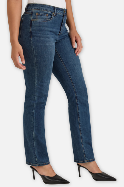 Olivia Straight Leg Jean - Dark Wash