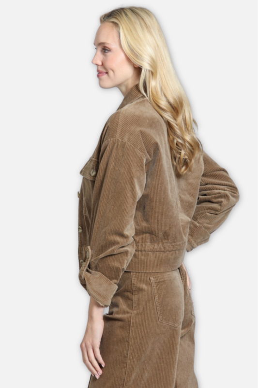 Corduroy Utility Jacket - Bronze