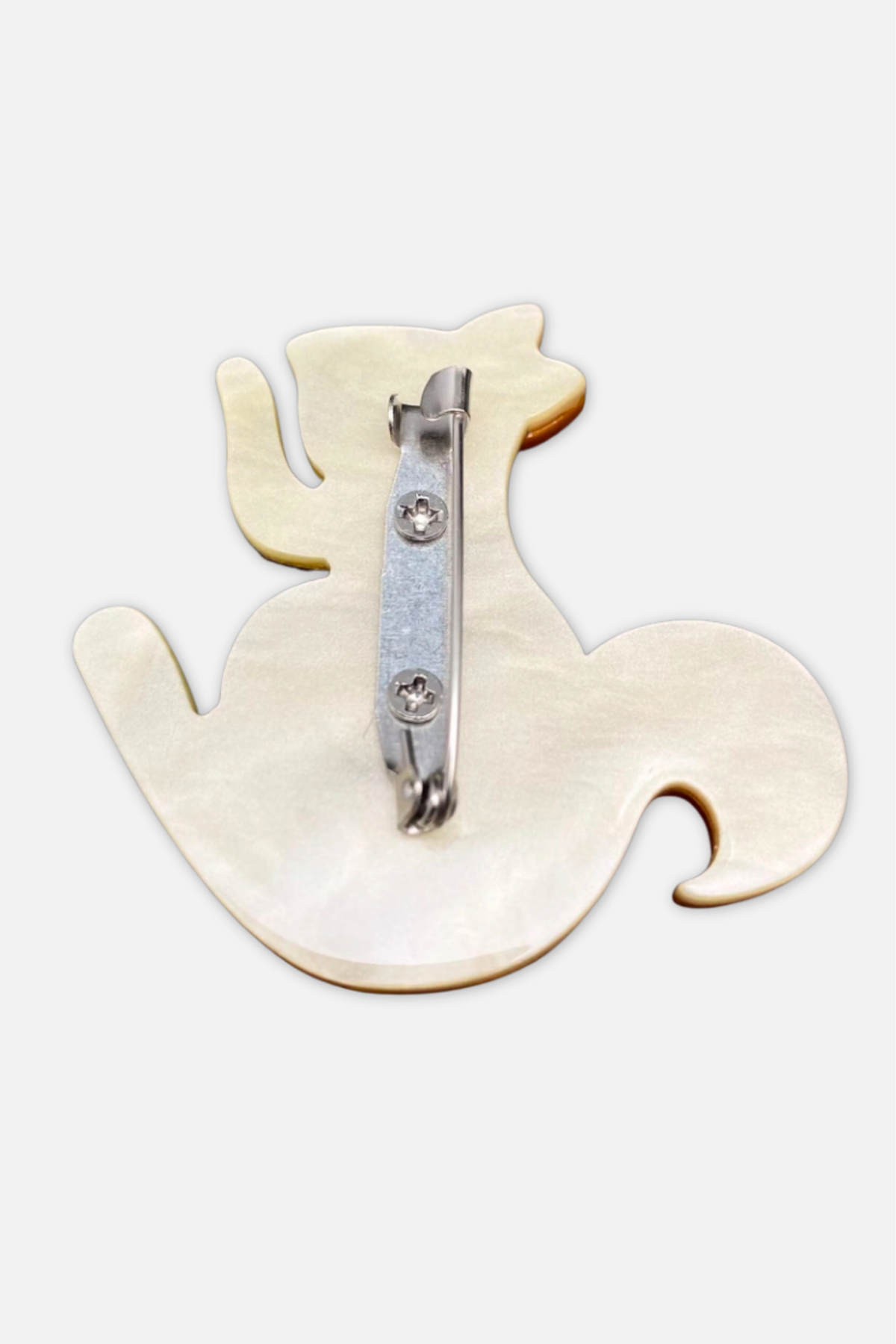 Squirrel Brooch - Brown & Orange