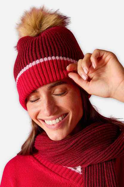 Montauk Beanie - Raspberry Pink