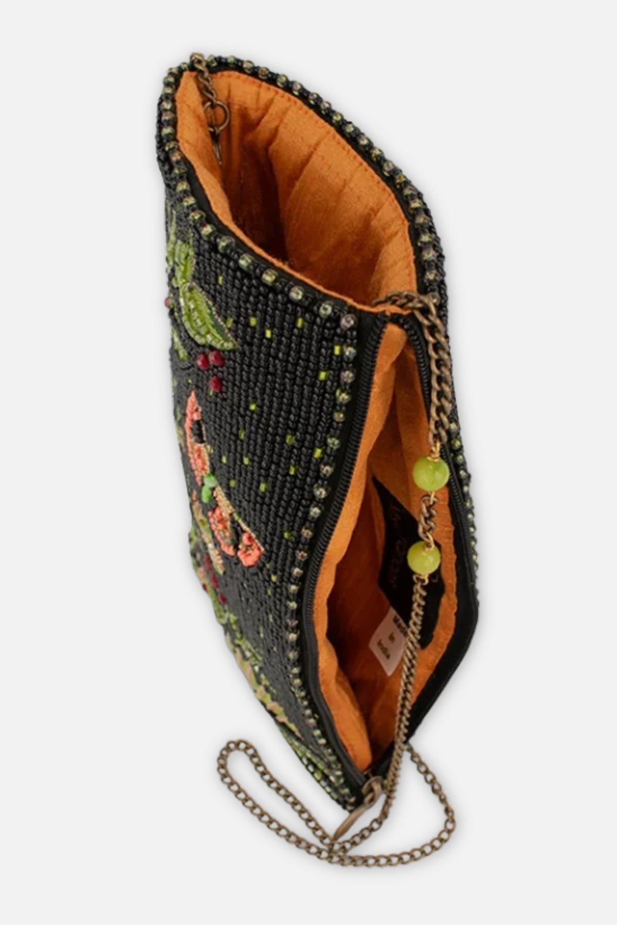 Enchanting Evening Crossbody Bag - Black & Green Multi