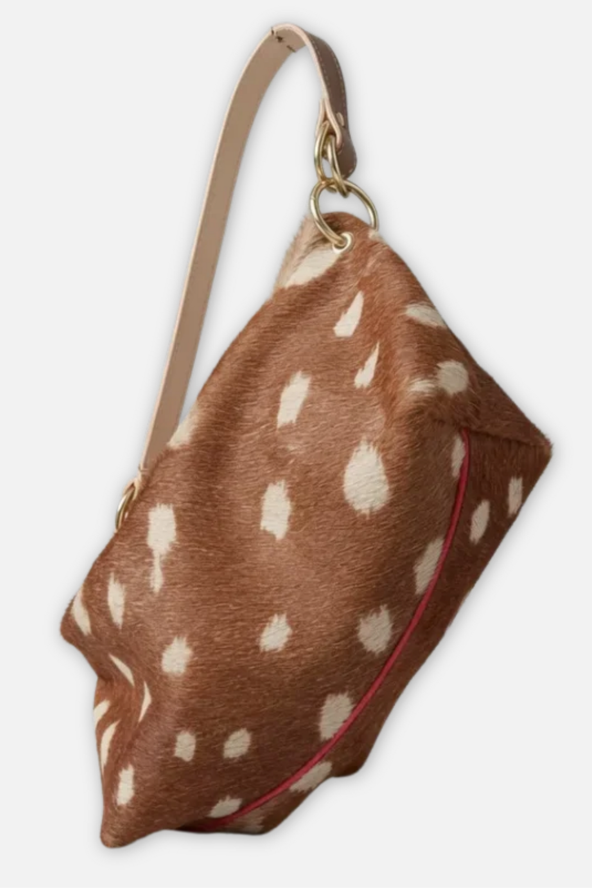 Blair Calf Hair Shoulder Bag - Fawn
