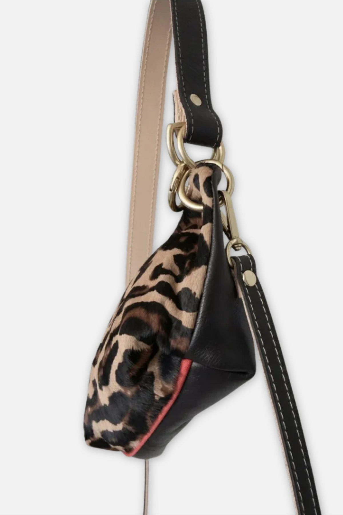 Baby Blair Calf Hair Shoulder Bag - Leopard