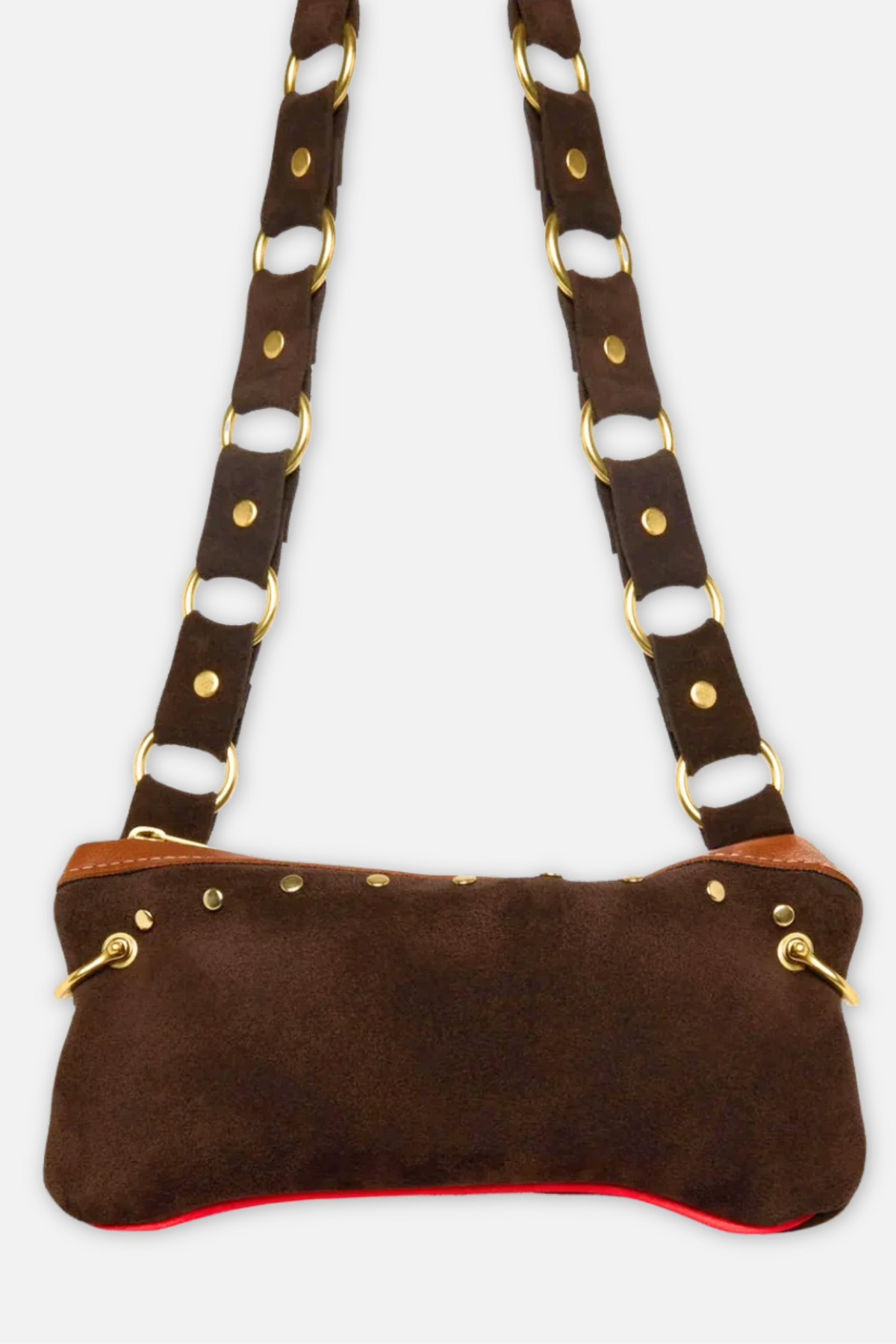 Mini Alice Suede Bag - Brown