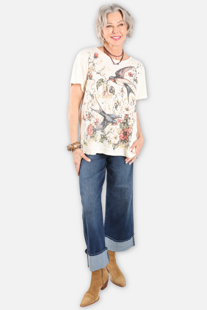 Moon Dance Tee - Garden Flight
