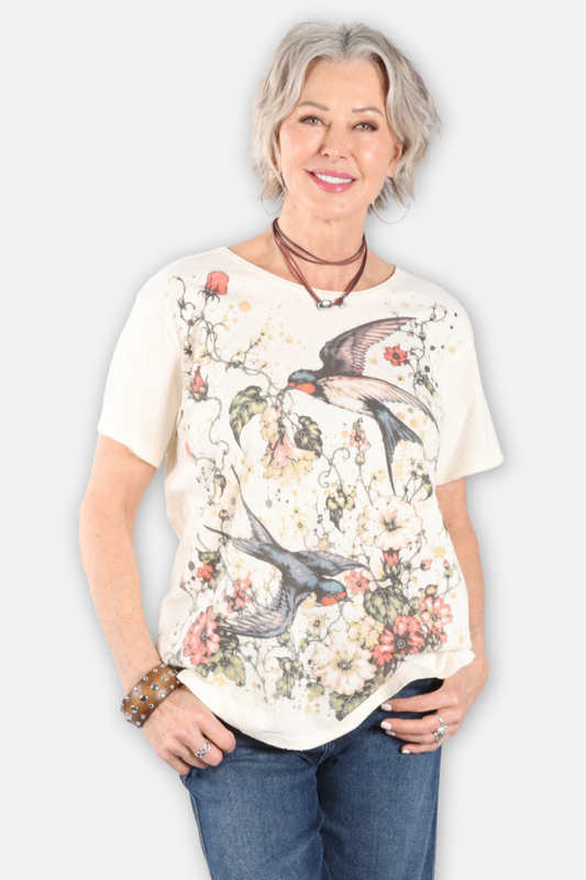 Moon Dance Tee - Garden Flight