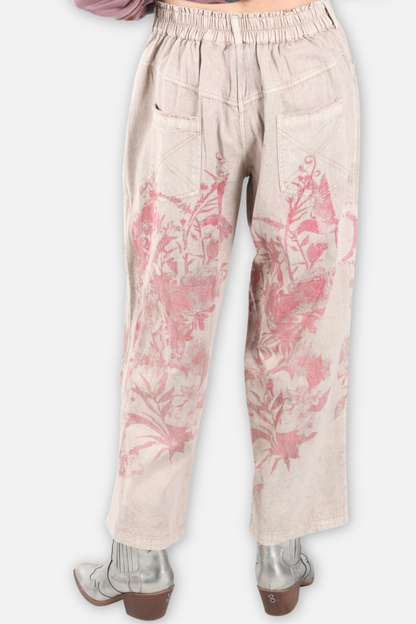 Love Patchwork Pant - Pale Pink