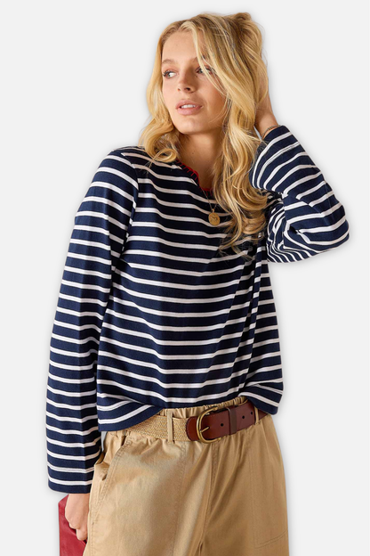 Mariner Tee - Sailor Blue Stripe