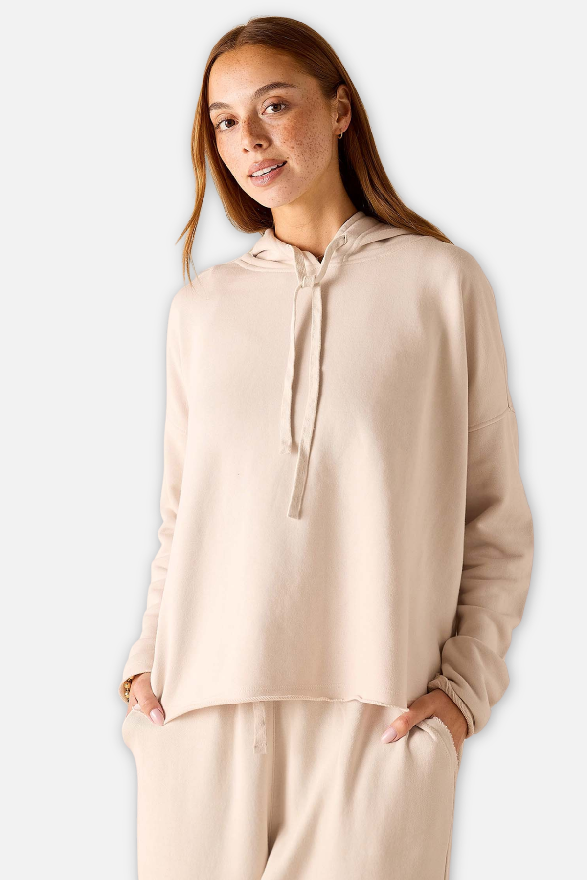 Frenchie Hoodie - Bone