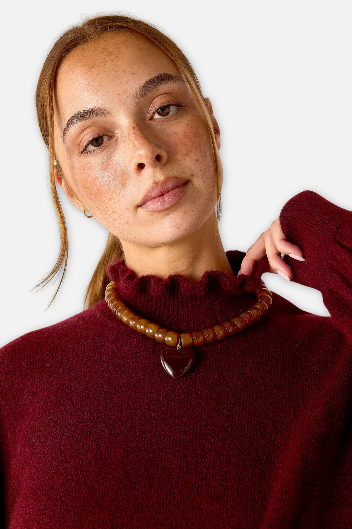 Sabrina Sweater - Cabernet