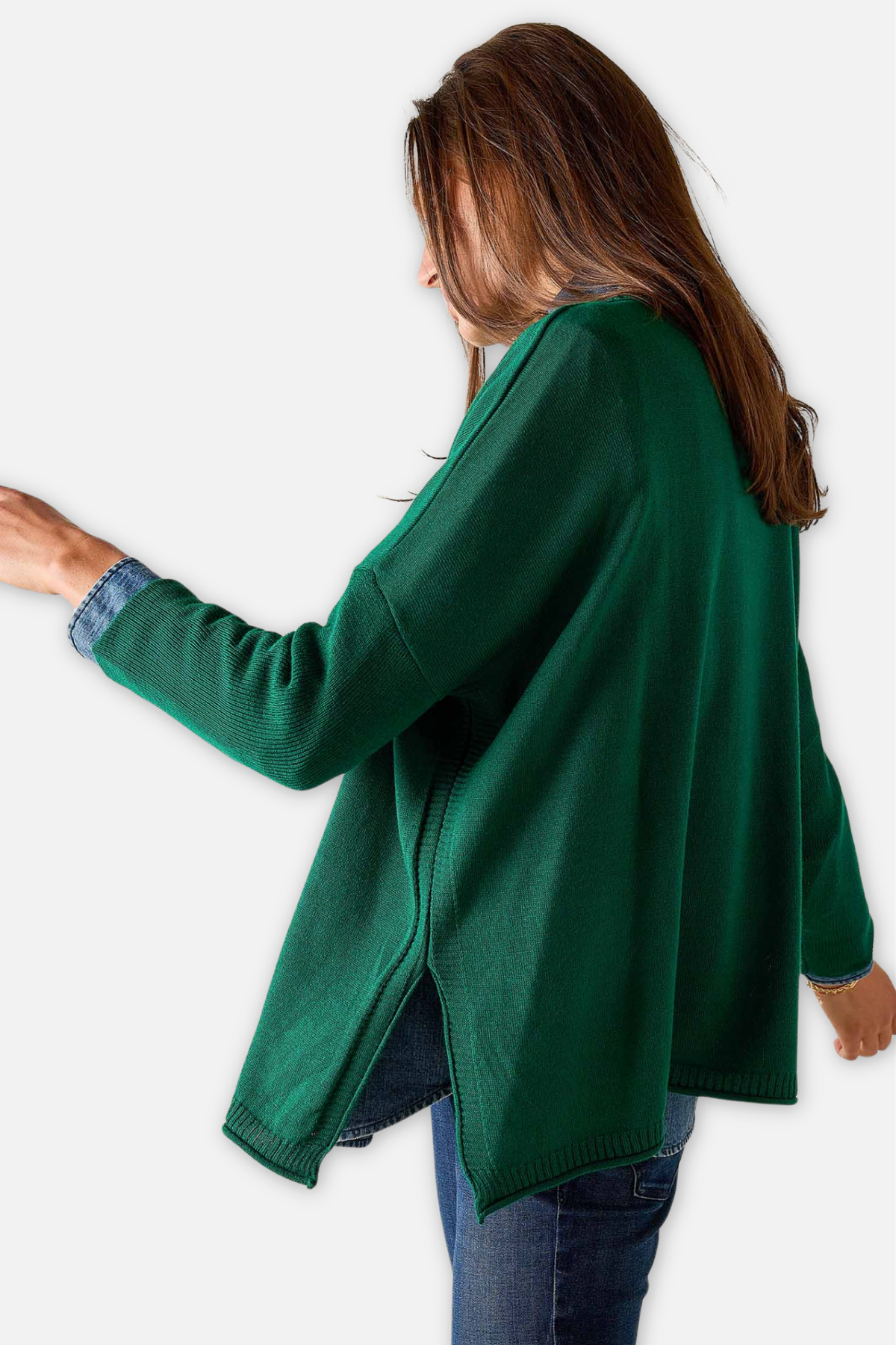 Catalina Crew Sweater - Parakeet Green