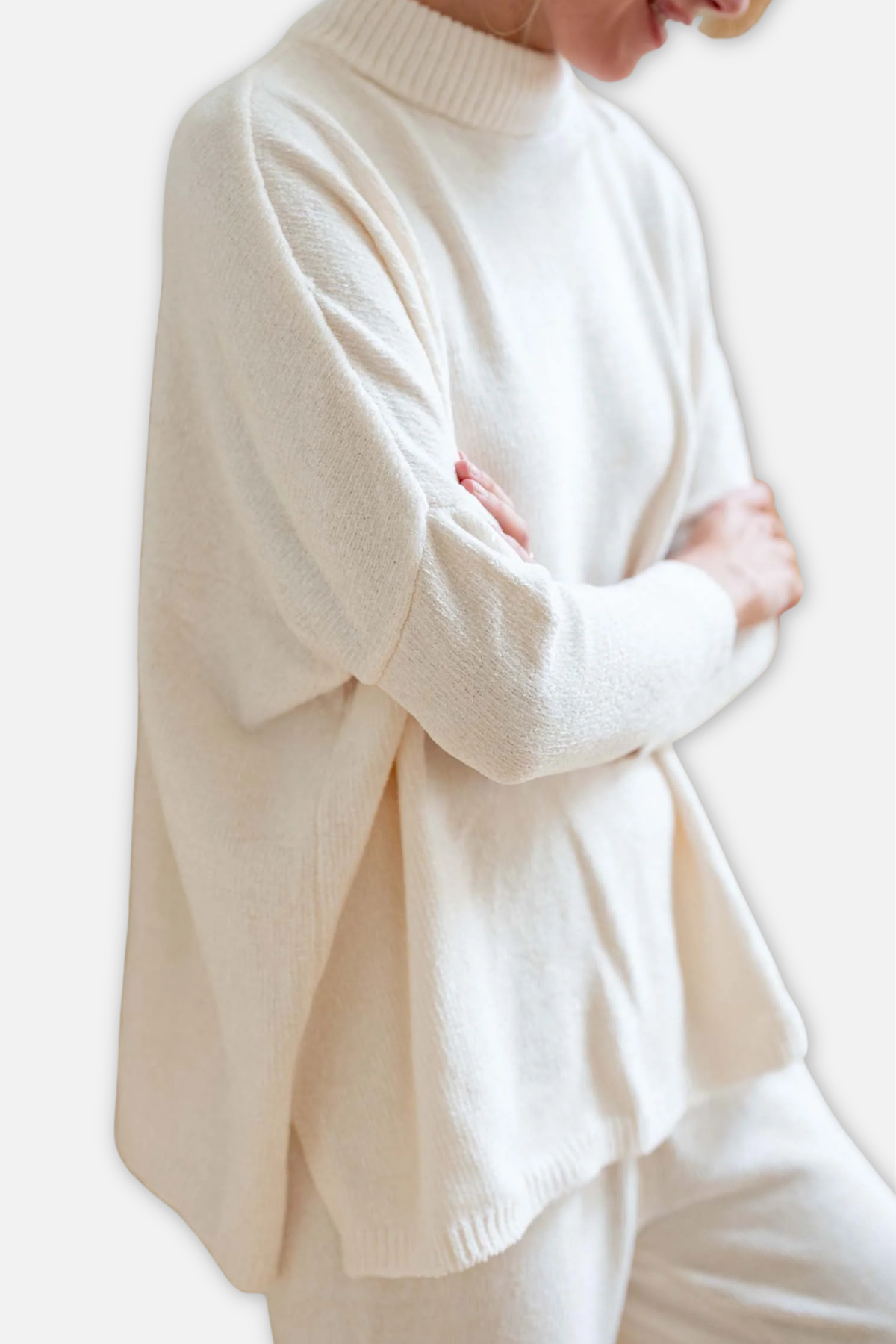 Catalina Chenille Sweater - Cream