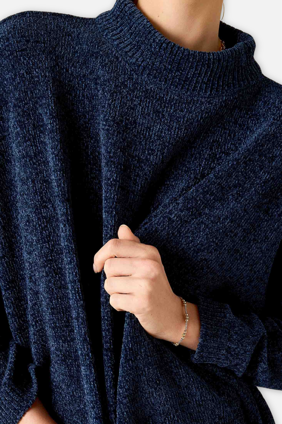 Catalina Chenille Sweater - Navy