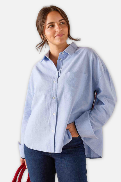 Tennyson Shirt - Oxford Blue