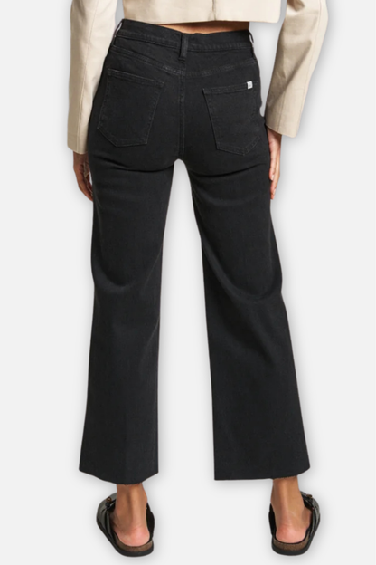 Aberdeen Wide Leg Jean - Black