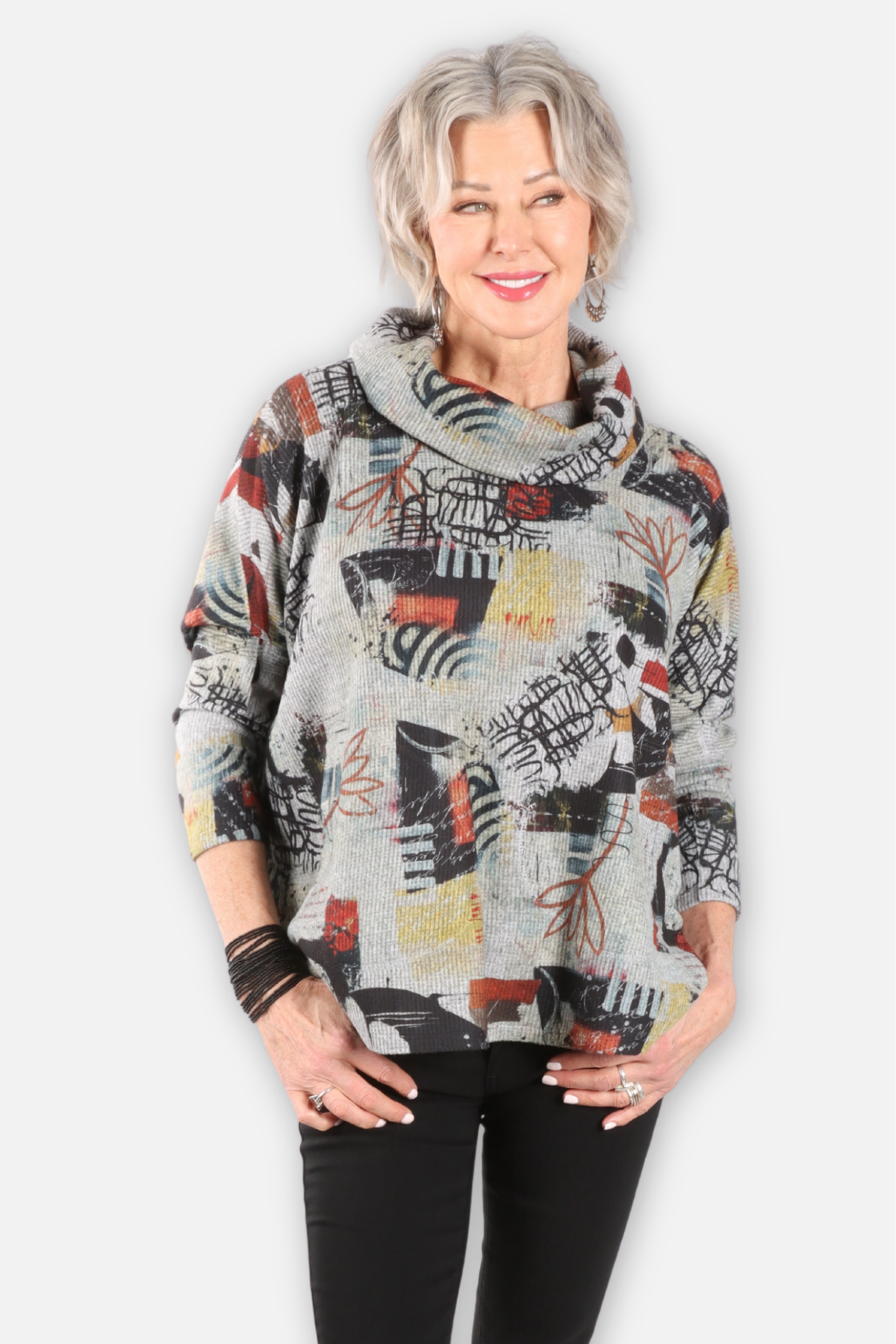 Cowl Pullover - Hidden Notes