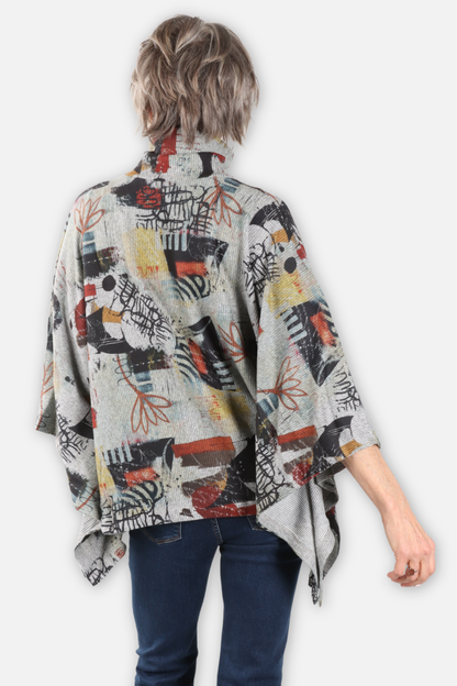 Turtleneck Poncho - Hidden Notes