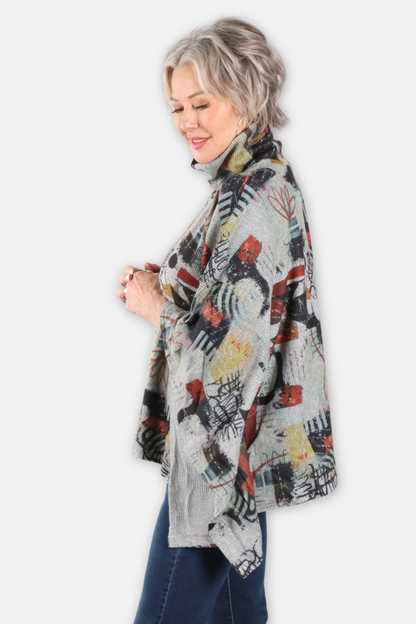 Turtleneck Poncho - Hidden Notes