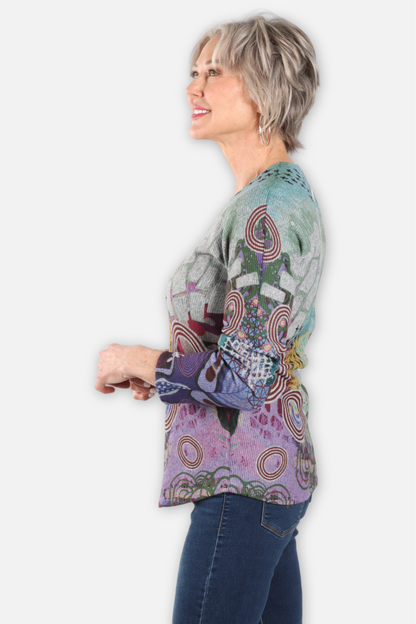 Crew Neck Top - Violeta