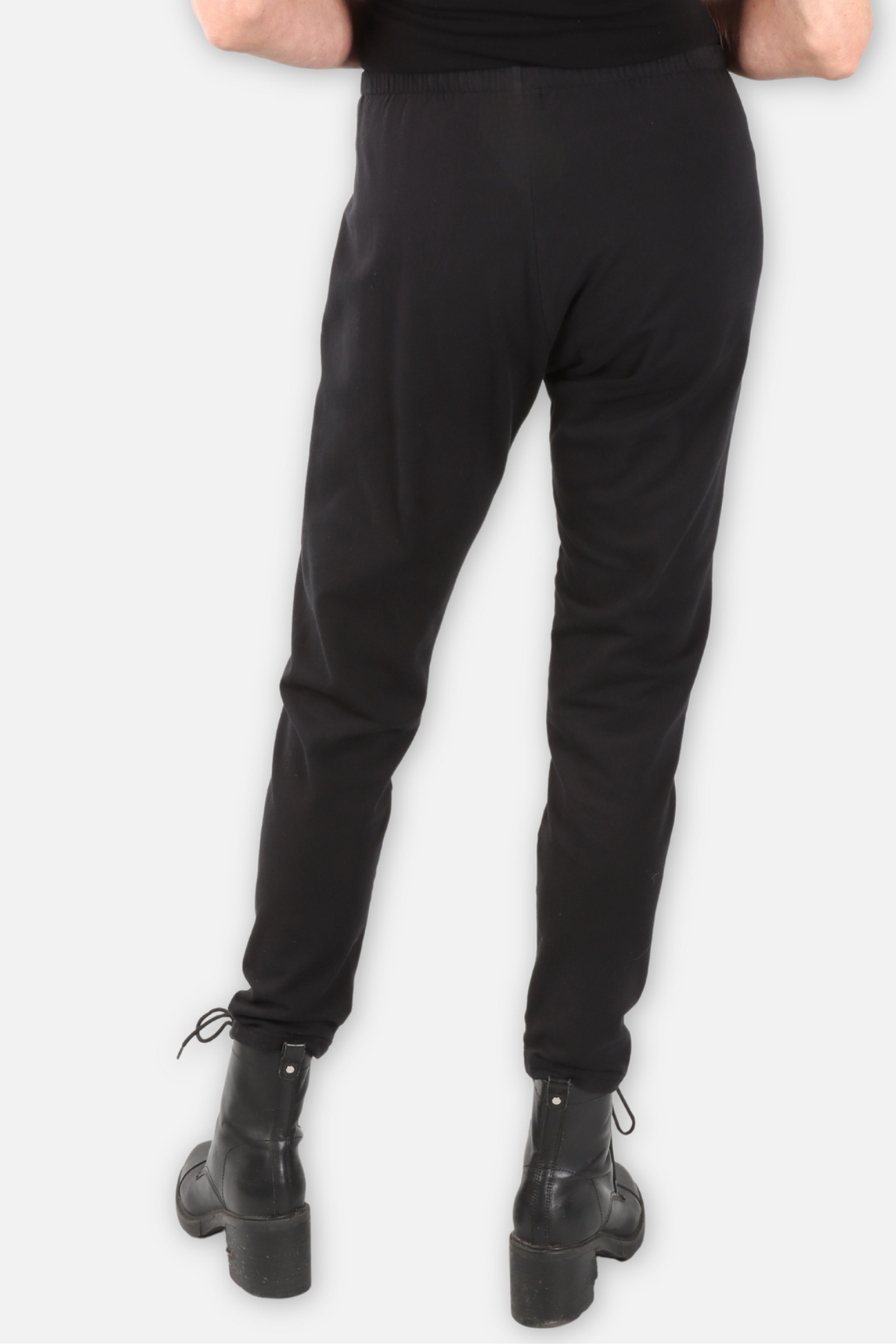 Narrow Leg Knit Pant - Black