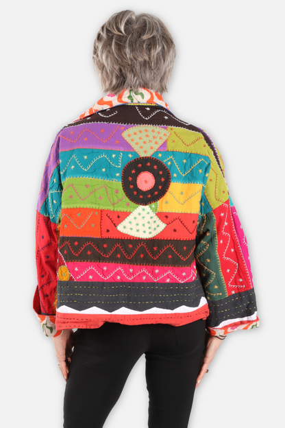 Heidi Patchwork Jacket - Multi