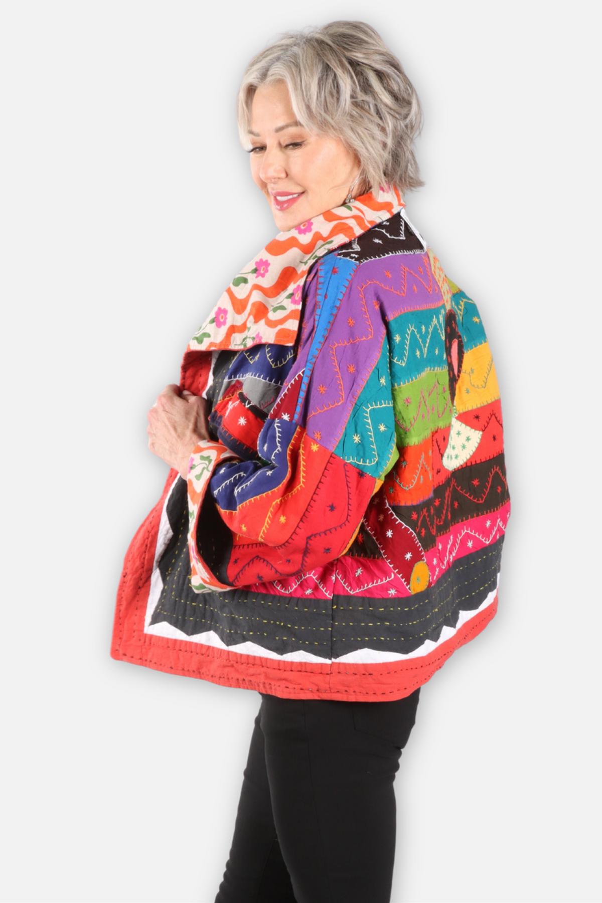 Heidi Patchwork Jacket - Multi