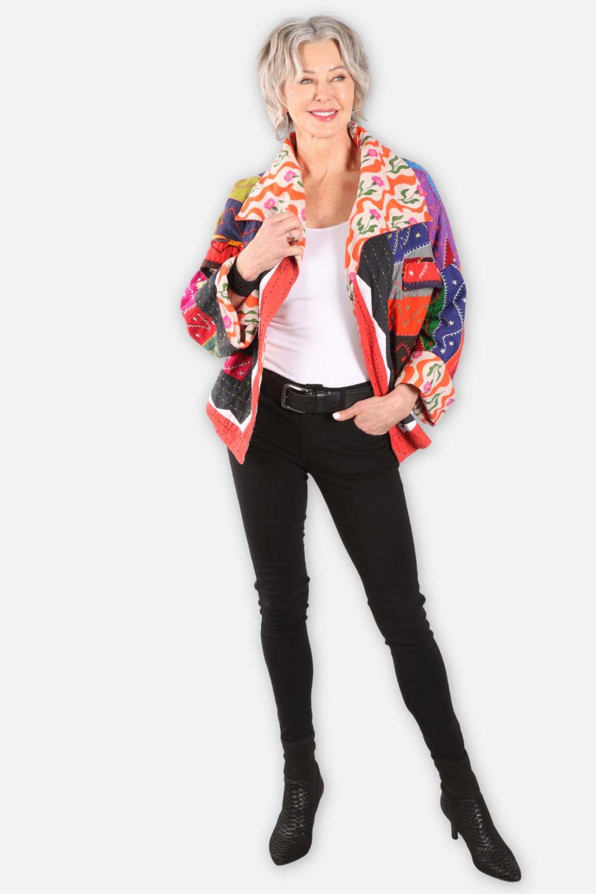 Heidi Patchwork Jacket - Multi