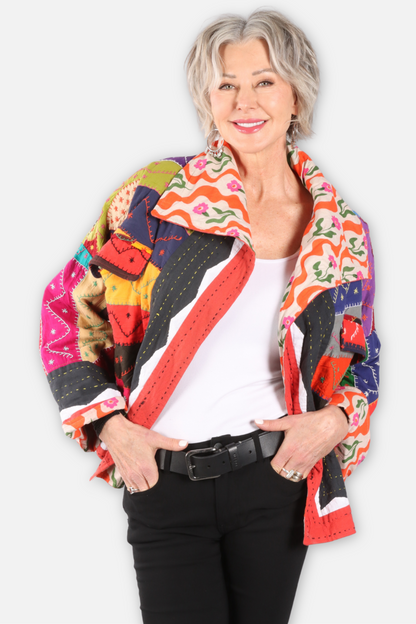 Heidi Patchwork Jacket - Multi