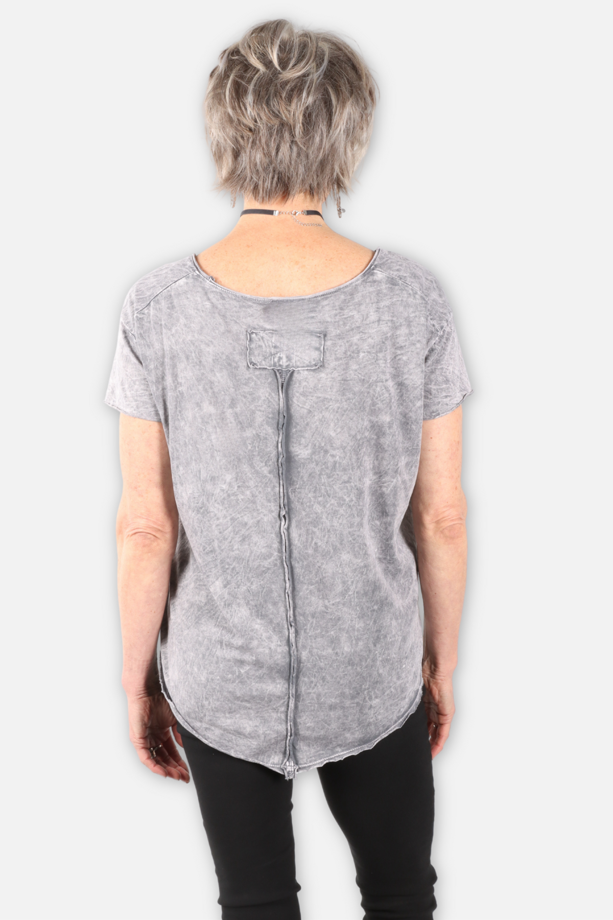 Tiger Rose Tee - Grey