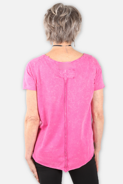 Tiger Rose Tee - Pink