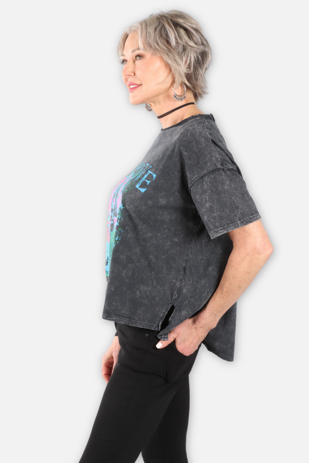 Love Love Mermaid Tee - Black