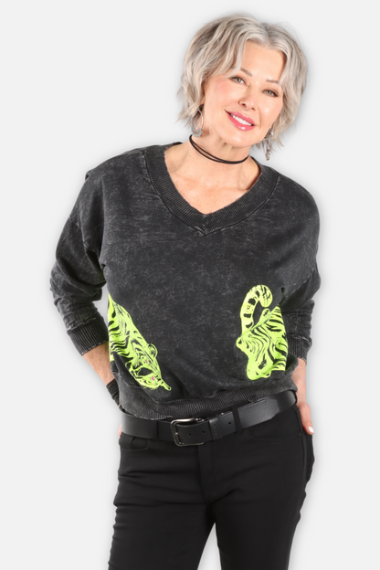 2 Tigers Sweatshirt - Black
