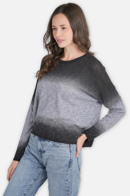 Duo Dip Ombre Sweater - Indigo