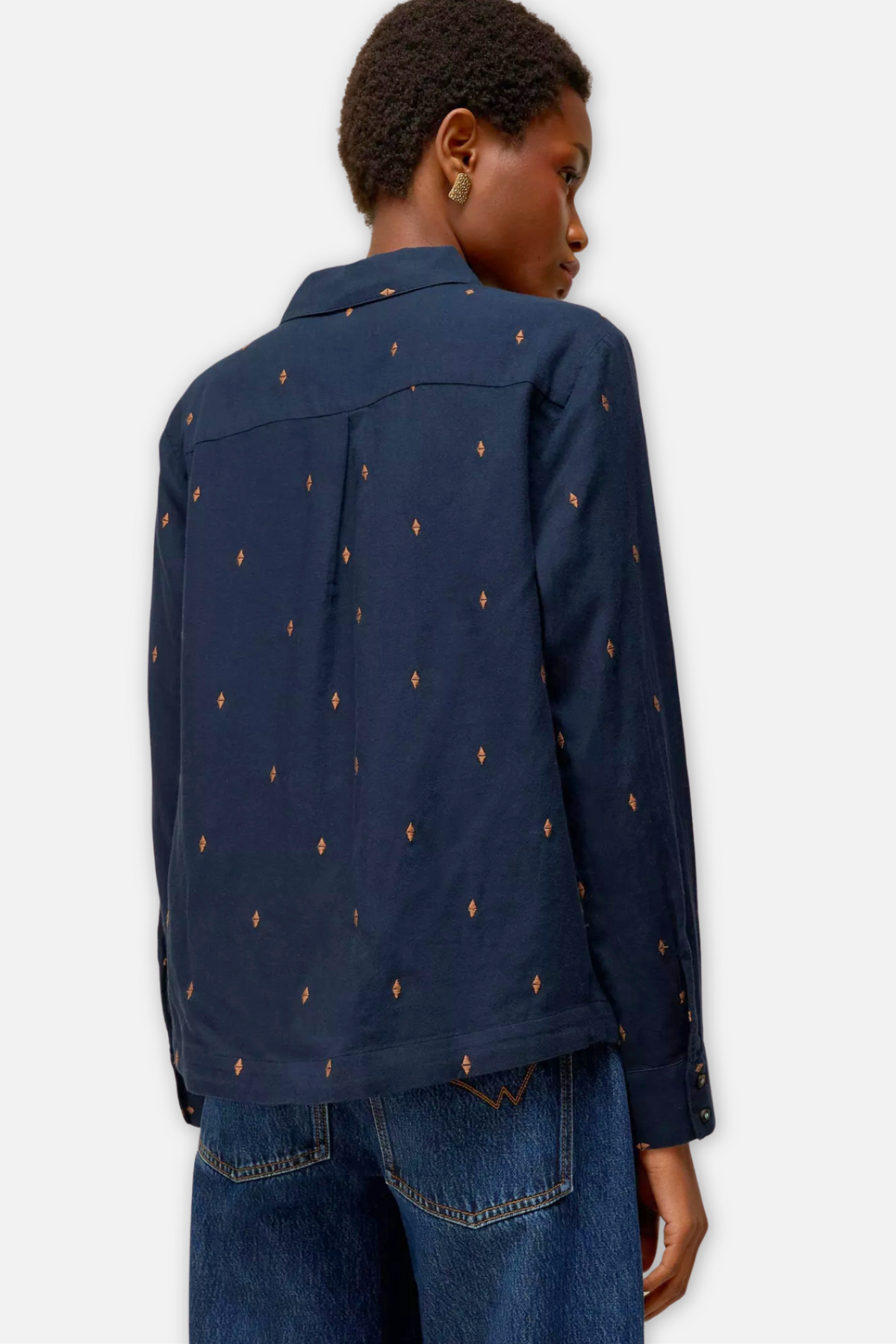 Libby Diamond Shirt - Dark Navy