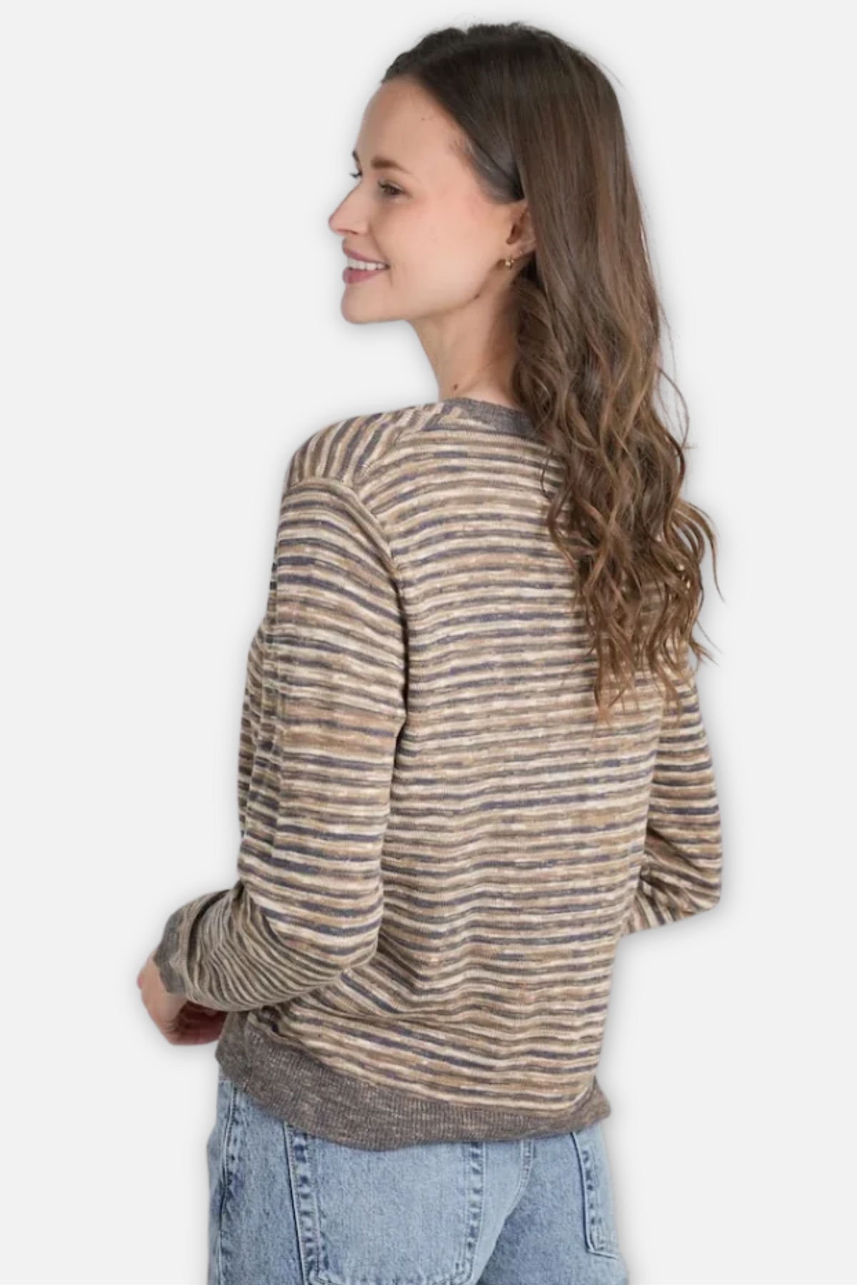 Mineral Stripe Sweater - Acorn