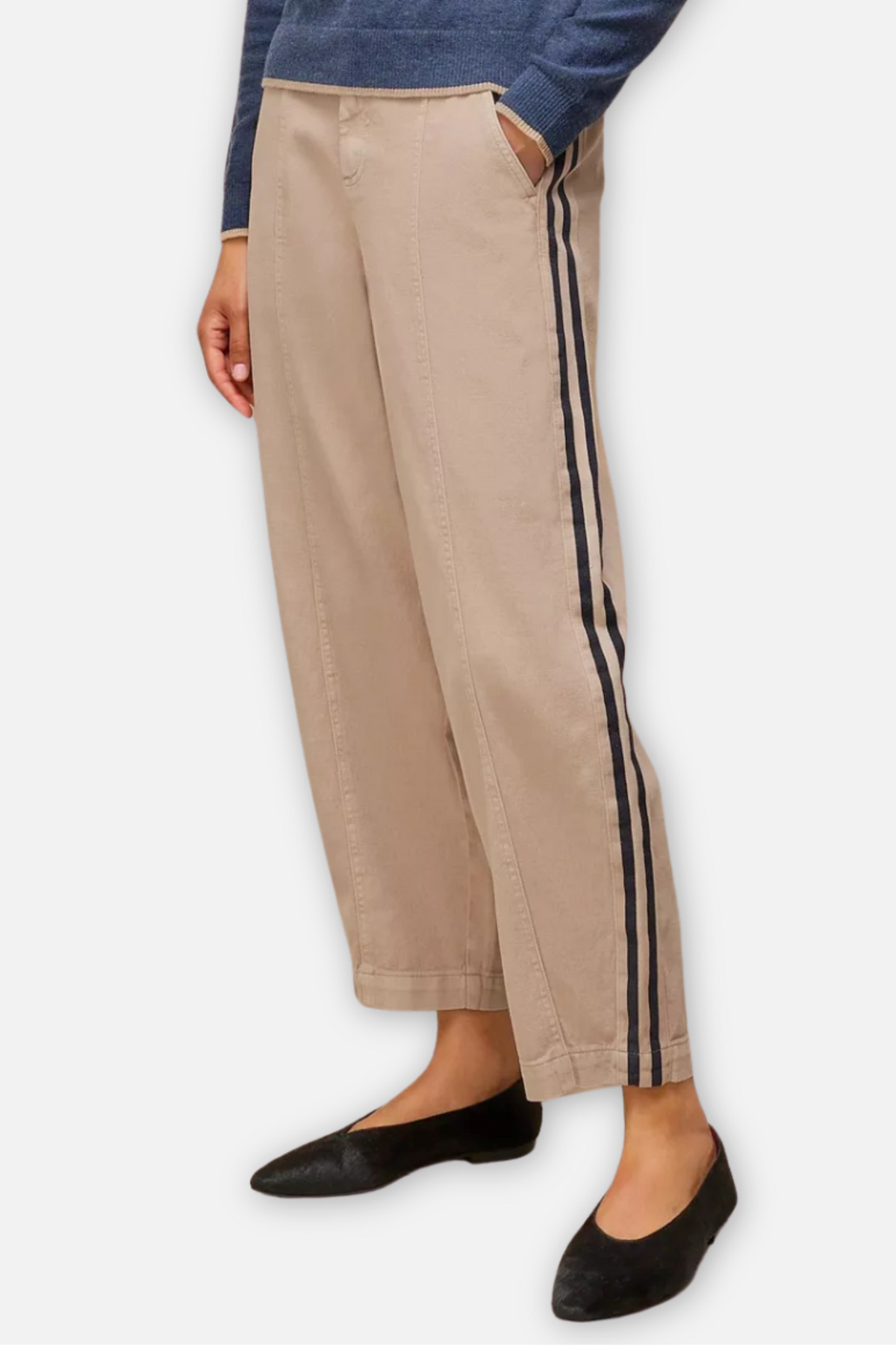 Adeline Barrel Pant - Light Natural