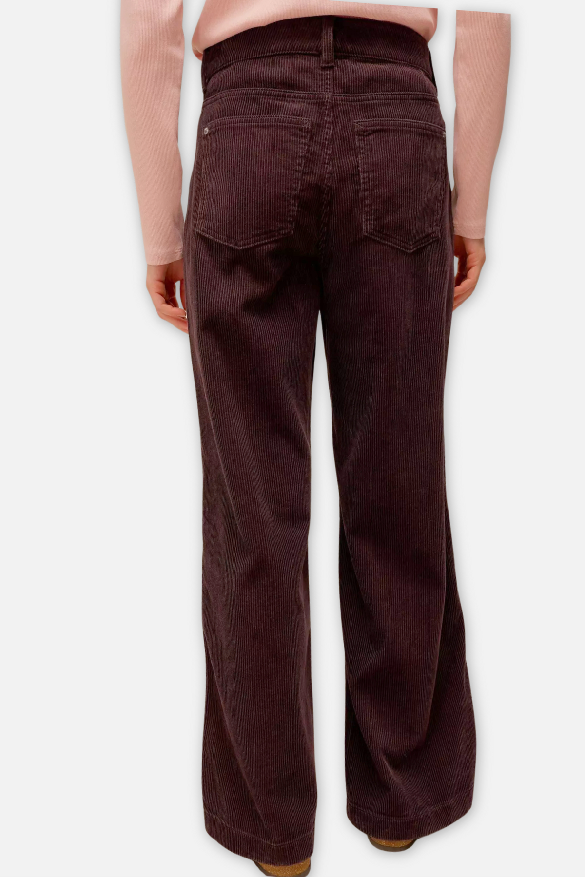 Ayla Corduroy Trouser - Dark Brown